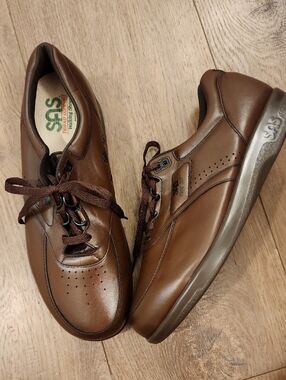 SAS Time Out Walking Shoe in Antique Walnut Brown Comfort Shoe Men's size 11.5M